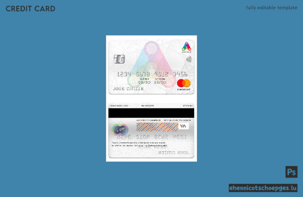 Beispielvorschau der Mongolia Arig Bank Mastercard